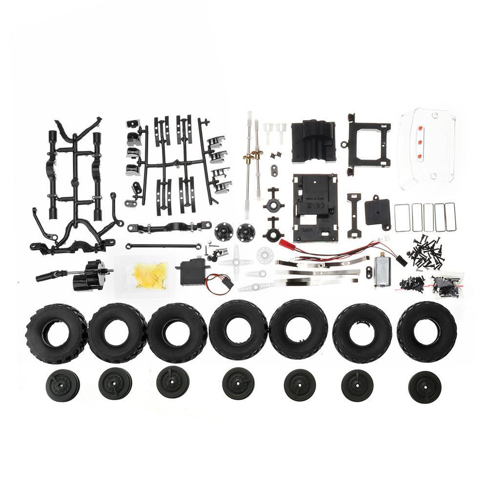 Ural Kit 2.4G 6WD Rc Car Military Truck Rock Crawler No ESC Battery Transmitter Charger