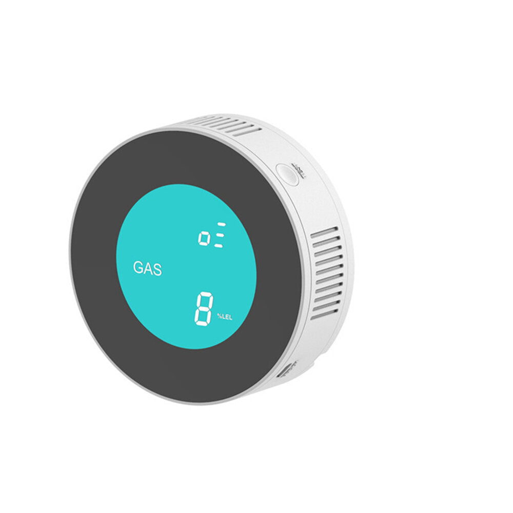 Wifi Gas Sensor Combustible Natural Gas Leak Detector App Alert Push Smart Alarm Sensor for Home