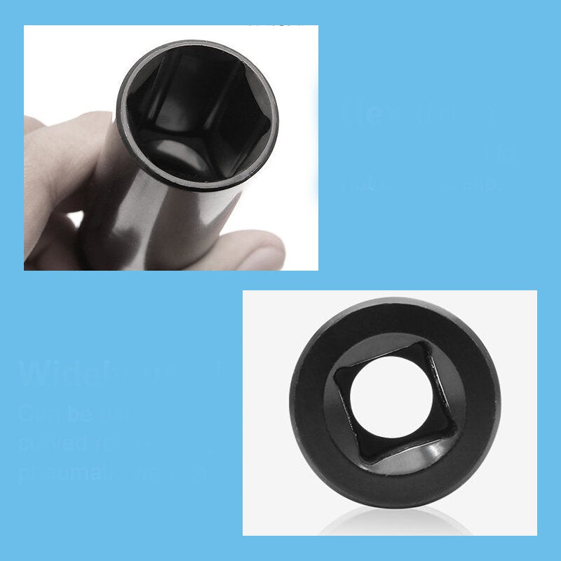 Electric Wrench Opening Hexagonal Sleeve Spanner Sleeve Shelf Deep Impact Socket
