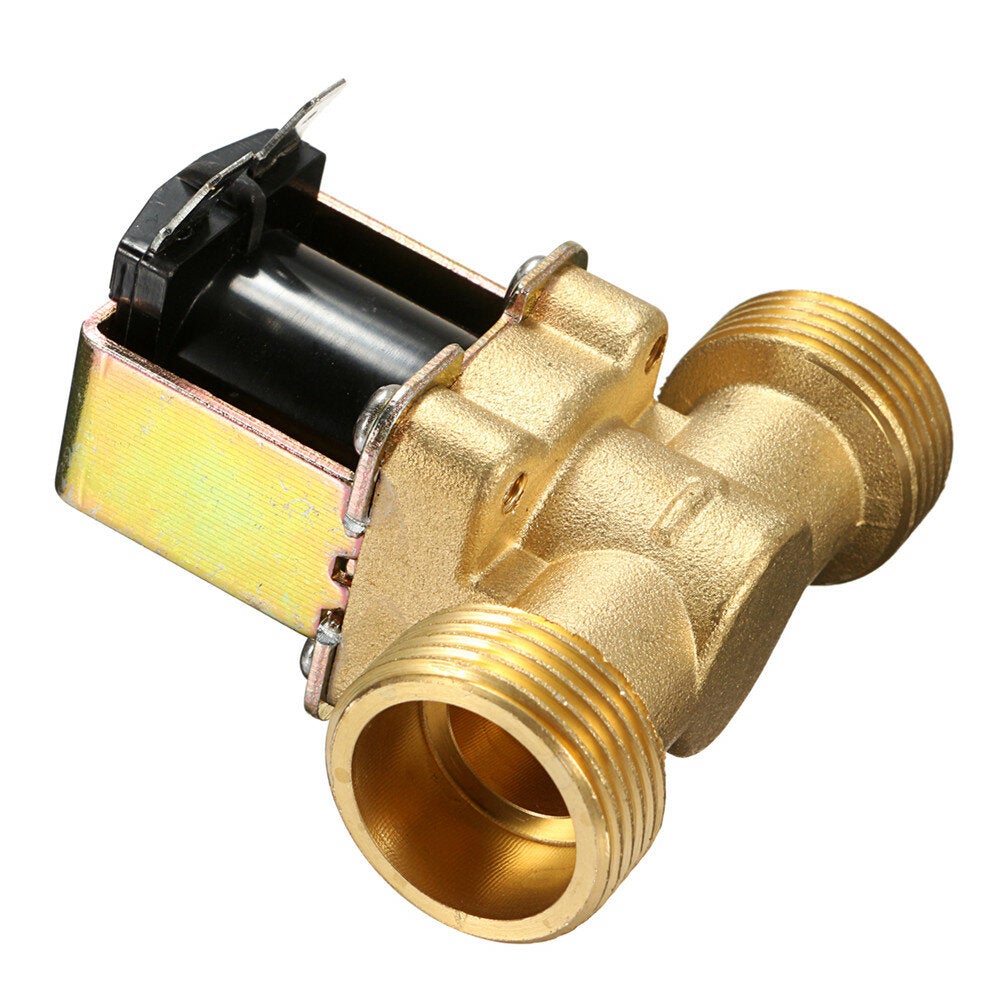 220V Normally Closed 2 Way Brass Electric Solenoid Valve For Air Water Valve