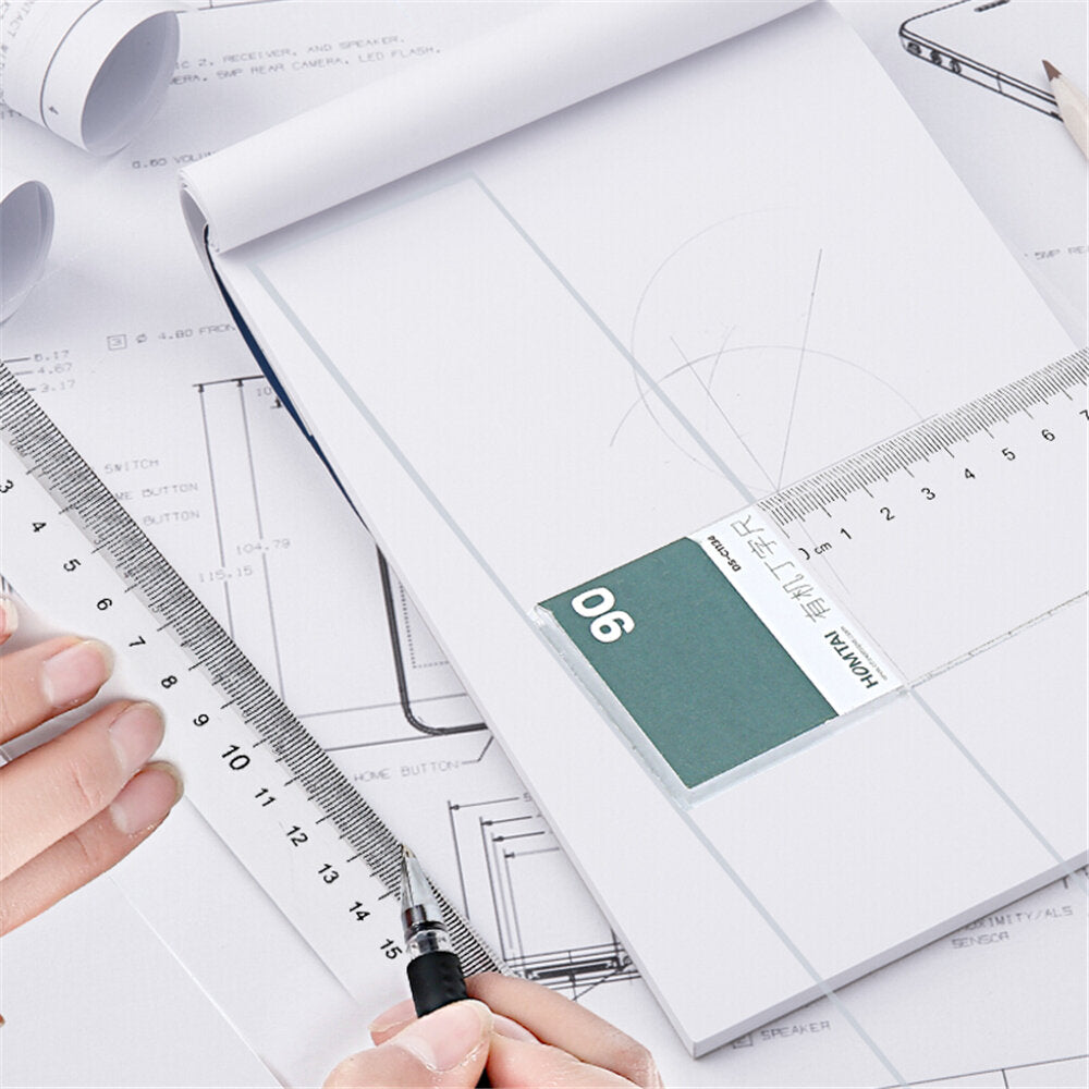 60/90cm T-ruler Plexiglass Professional Drawing Ruler DIY Craft General Work Measuring Tool Stationery Office Supplies