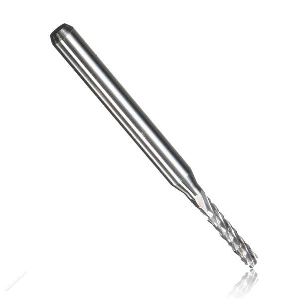 10pcs 3.175x2mm Carbide End Mill Engraving Bits for CNC PCB Machinery Rotary Burrs
