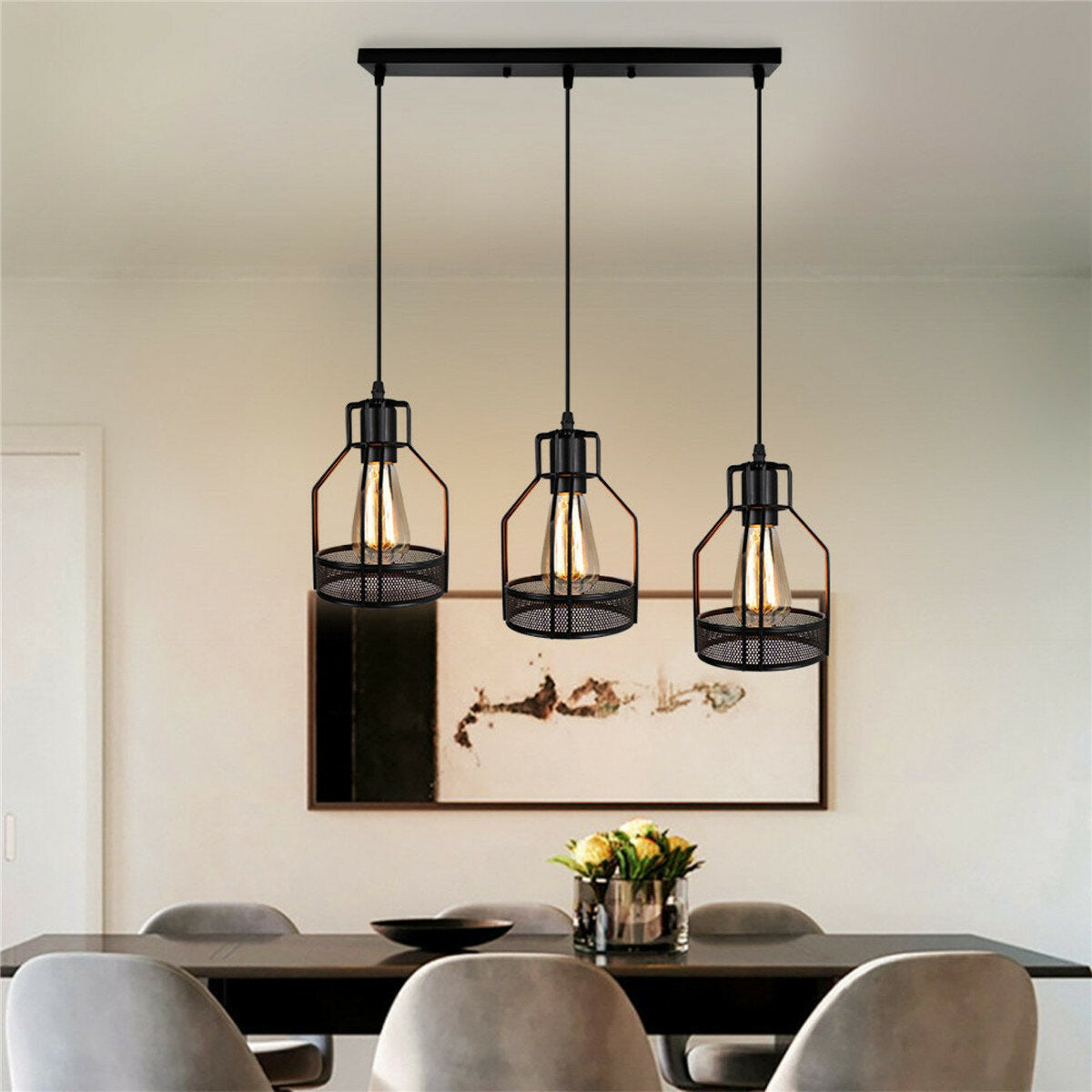 85-240V Modern Pendant Light Ceiling Lamp Hallway Bedroom Home Bar Fixture Decor Without Bulb