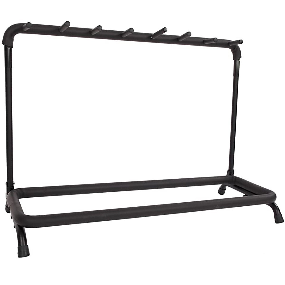Multi Guitar Stand 7 Holder Foldable Universal Display Rack for Classical Acoustic, Electric, Bass Guitar and Guitar Bag