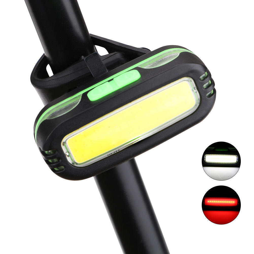 2-in-1 500LM COB LED Cycling Bicycle Bike Light Headlight Headlamp 7 Modes 90 Rotation