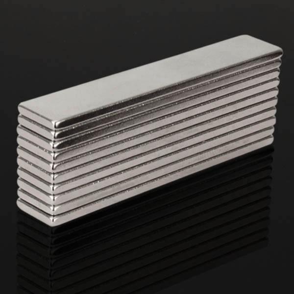 10pcs N48 Super Strong Block Magnets 50X10X2MM Rare Earth Neodymium Magnets