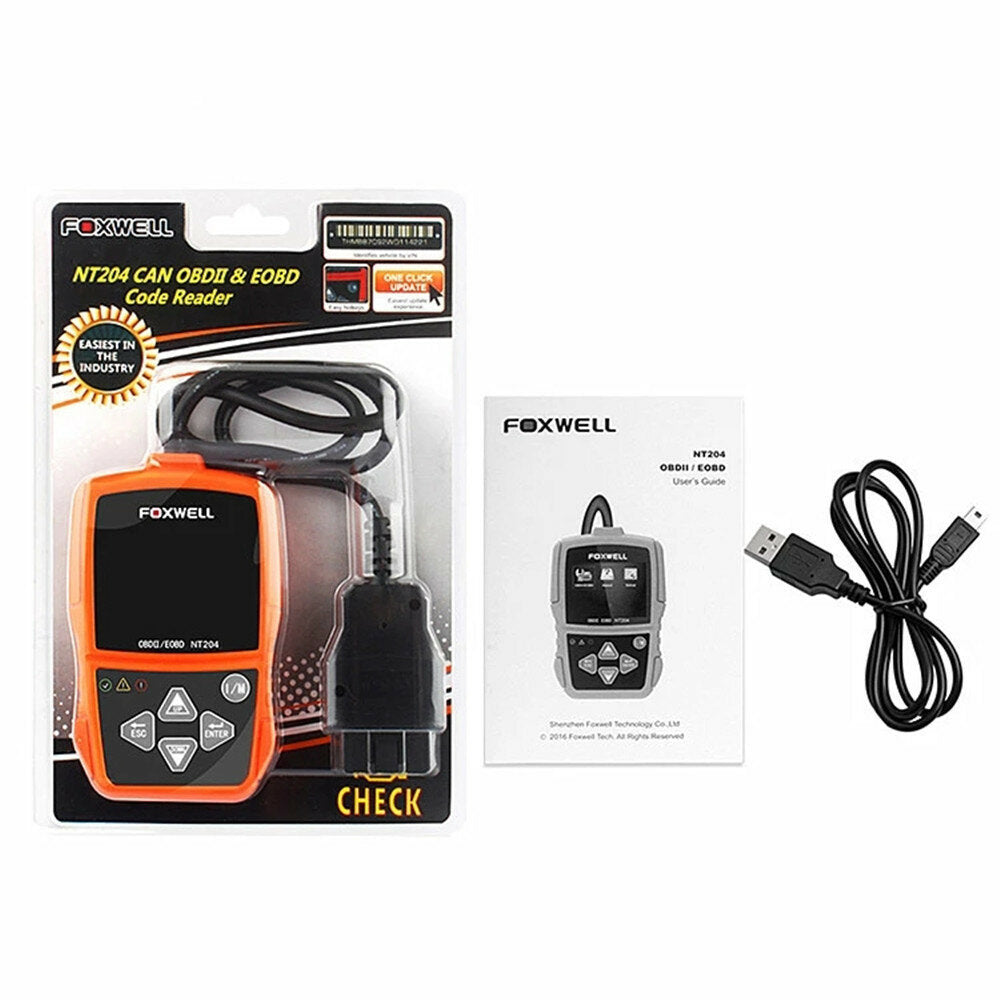 OBD2 Car Automotive Scanner Engine Light Fault Code Readers I/M Readiness LIVE Data Diagnostic Test Tool