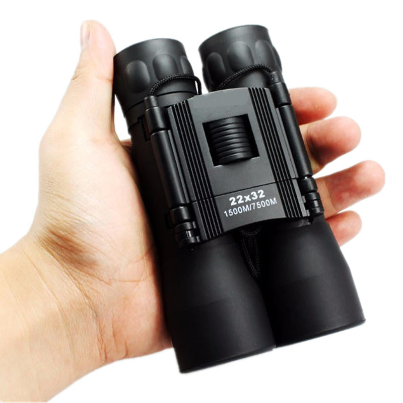 22x32 Folding Binoculars Telescope Compact Bird Watching Portable Binoculars with Low Light Night Vision