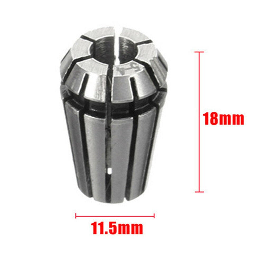 7Pcs ER11 1-7mm Spring Collets with ER11A 5mm Motor Shaft Holder Extension Rod