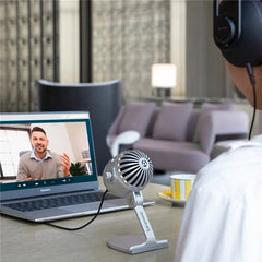 Wired USB Microphone Real-Time Monitoring Microfone Condensador for iPhone Android Phone and Computers