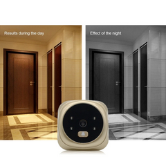 3.0'' Digital Door Viewer Smart LCD Peephole Camera HD Monitor with Night Vision Wide View Angle for Home Security