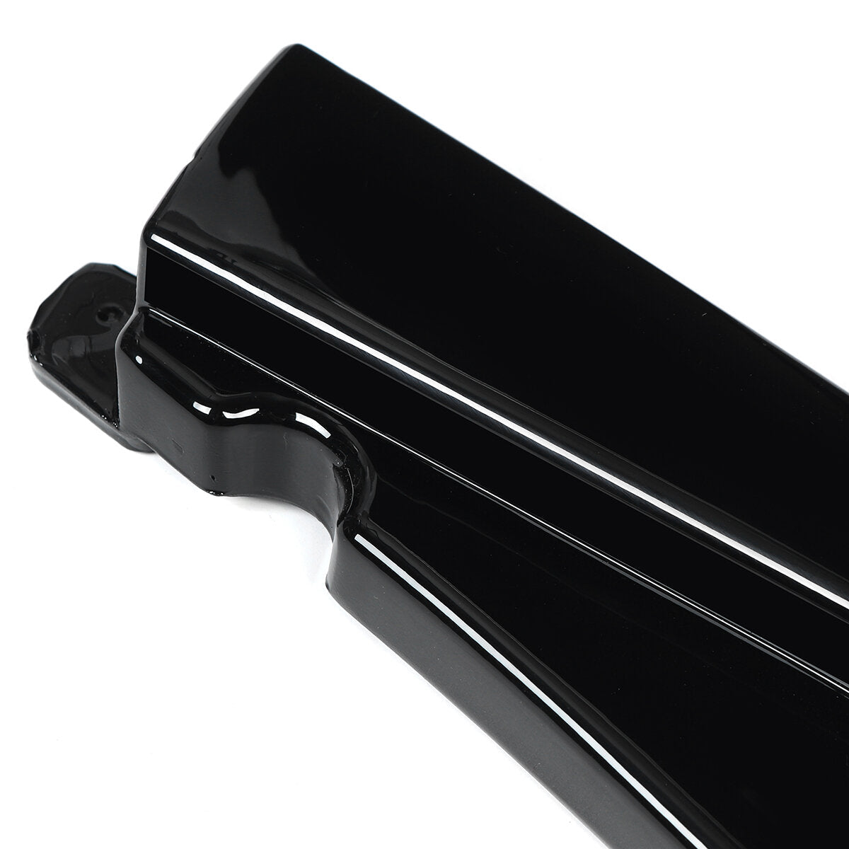 For Glossy Black Rear Bumper Diffuser Spoiler Lip 3Pcs