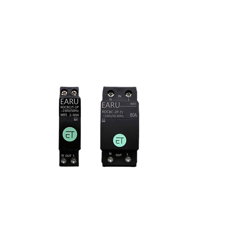 Smart Light Switch WIFI 63/80A Single Phase Circuit Breaker Timer Relay Switch Voice Remote Control Works With Tuya eWeLink APP Alexa Google Home