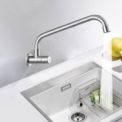 360 Rotation Single Cold Faucet 304 Stainless Steel Kitchen Sink