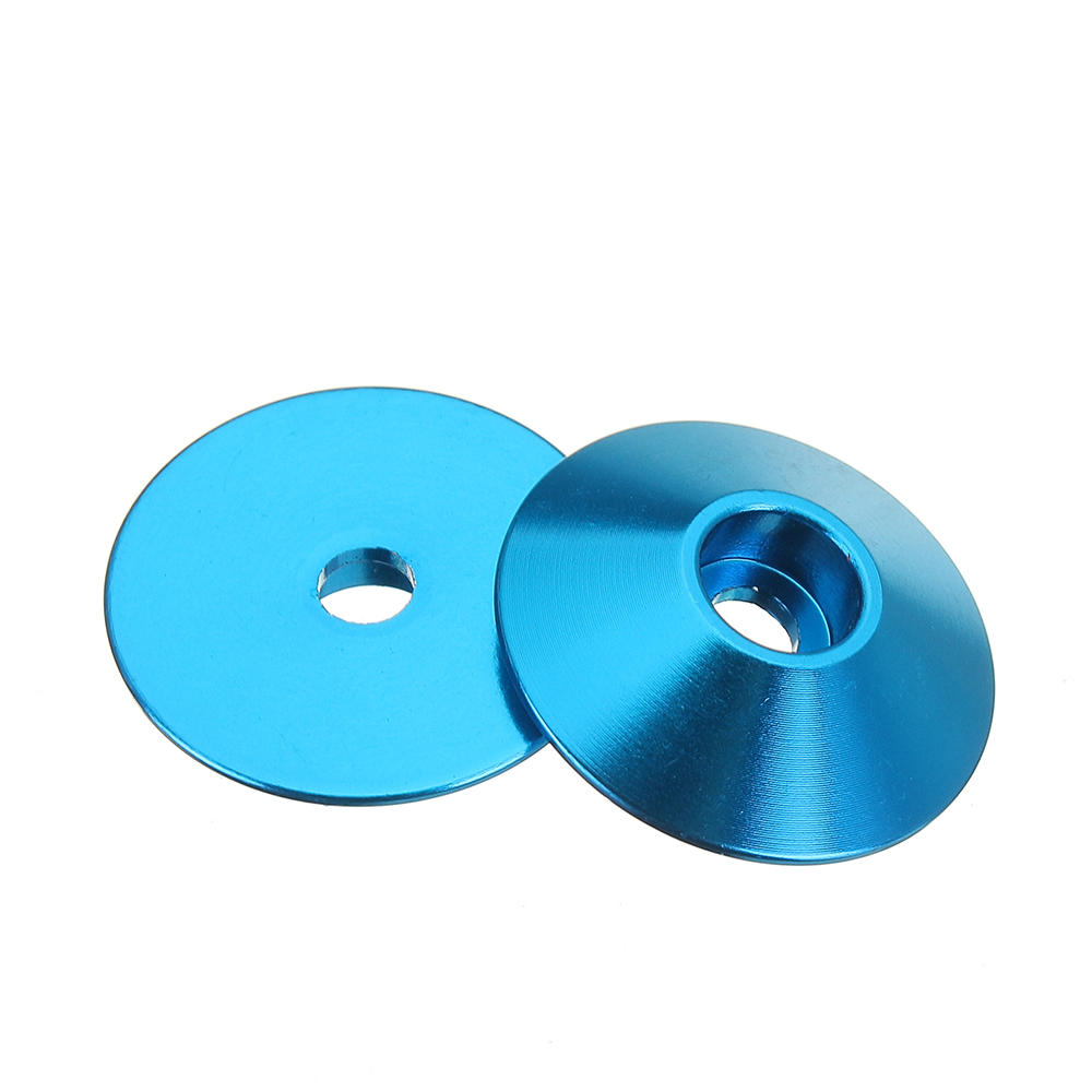10Pcs M3 Cap Head Screw Cup Washer Extra Large Gasket Aluminum Alloy Multicolor