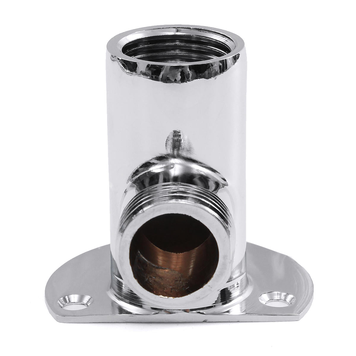 475mm Long Shower Arm Bottom Entry Wall Mounted Head Extension With Copper Base
