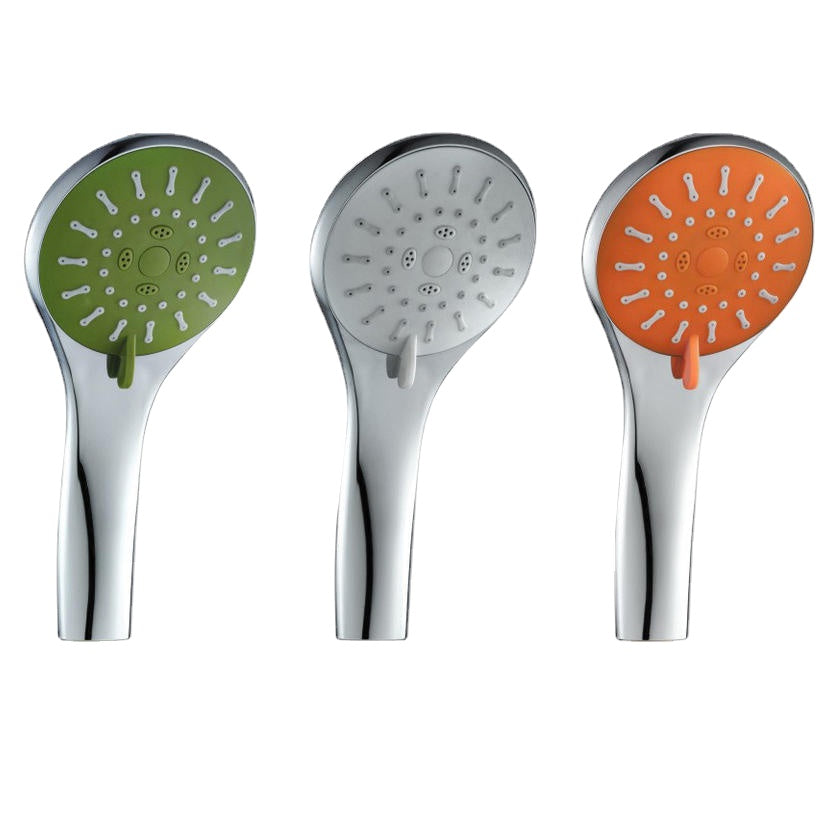Bathroom Accessories Shower Head ABS Round Shape Adjustment Water Saving Handheld