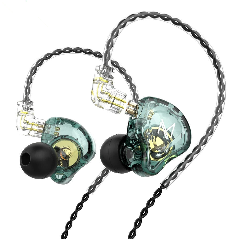 Earphone 10mm Dual Magnetic Driver Hi-Fi Sport DJ Monitor Headphone in Ear Monitor Noise Cancelling Headset with Mic