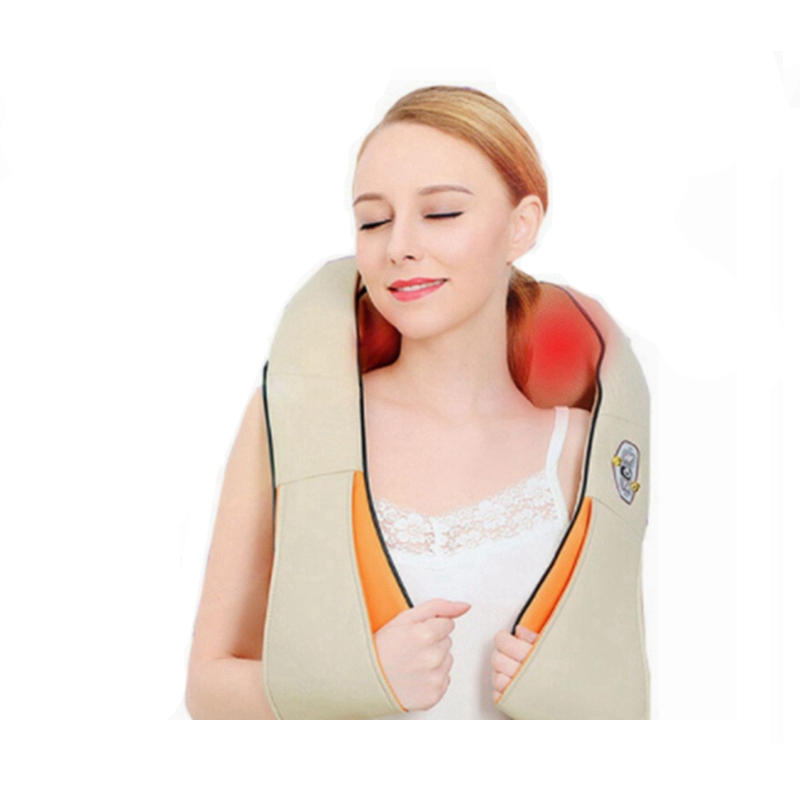 Deep Tissue Kneading Massage Pillow Infrared Heating for Neck Shoulder Back