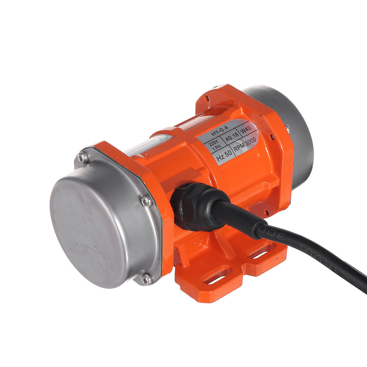 20/40/60W Concrete Vibrator Vibration Motor 220V 3000rpm Single Phase Aluminum Alloy for Shaker Table Vibrating