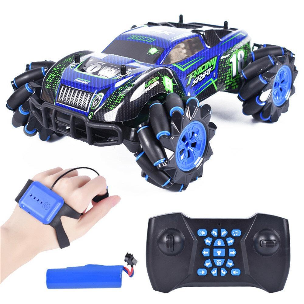 4-Wheel Drive Gesture Sensing Dual RC Light Music Dancing 360 Rotating Off-Road Climbing RC Car