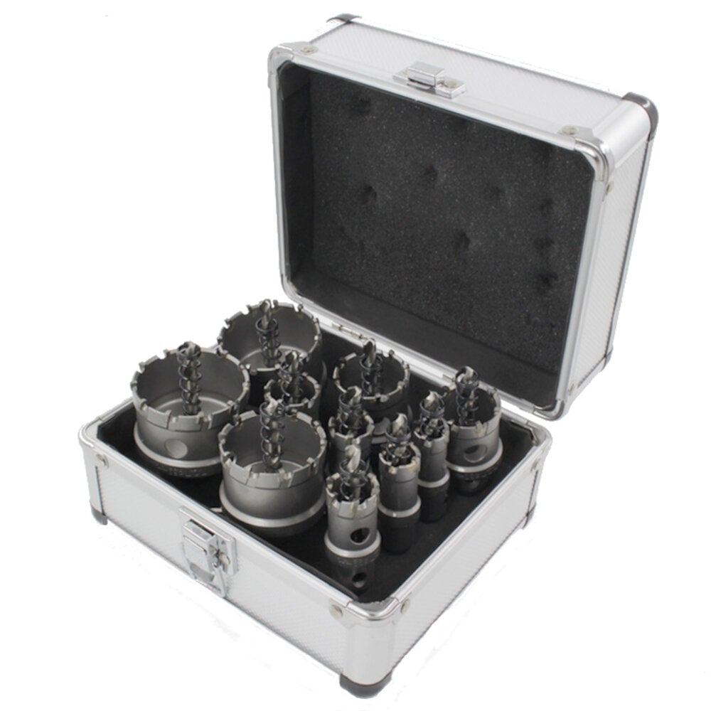 6pcs 16-65mm TCT Hole Saw Cutter Titanium Coated Drill Bit for Stainless Steel Alloy
