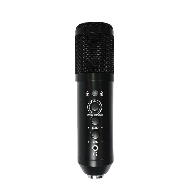 Capacitive Microphone Heart-shaped High-fidelity Noise-cancelling with Stable Stand