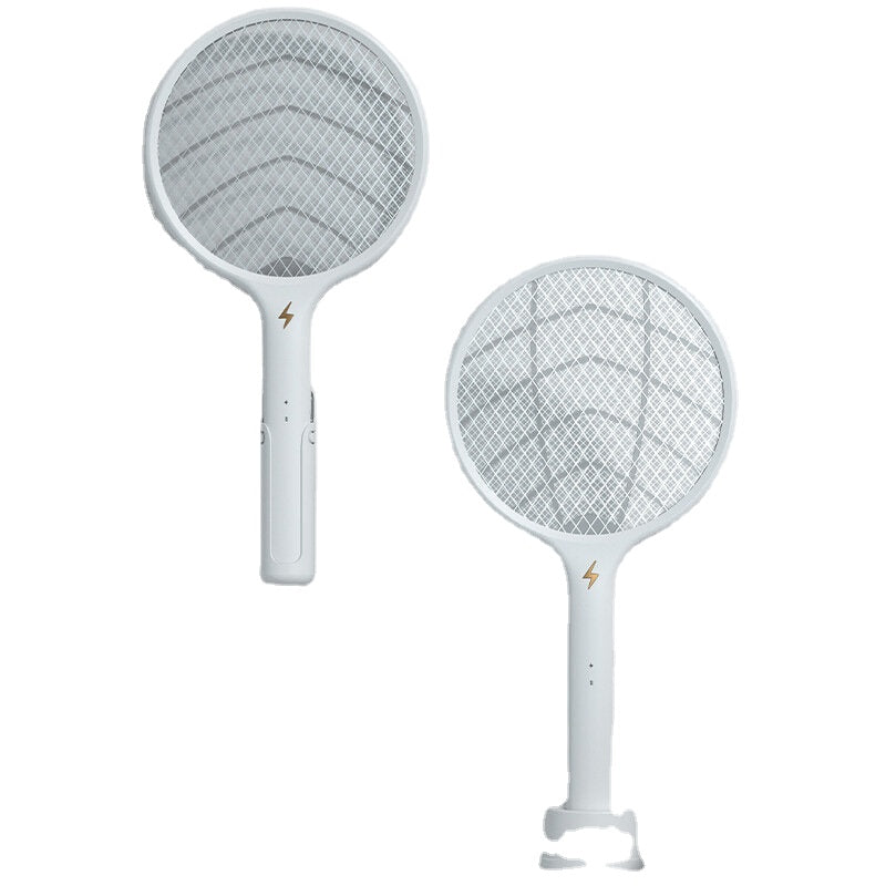 2 in 1 Mosquito Swatter Handheld Wall-mounted Dual Use USB Rechargeable Household Killer Mosquito Lamp Mosquito Dispeller