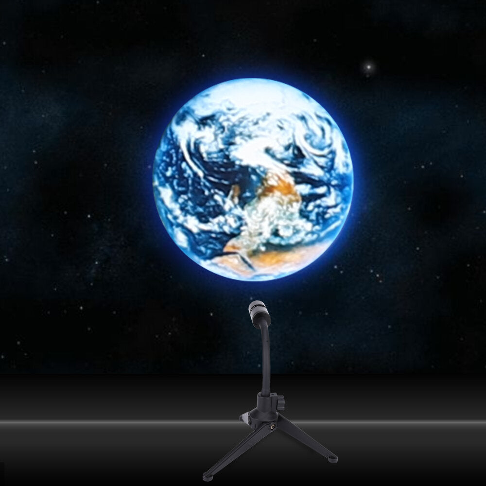 LED Sky Night Light Planet Magic Projector Moon Earth Projection Lamp 360 Rotatable USB Rechargable