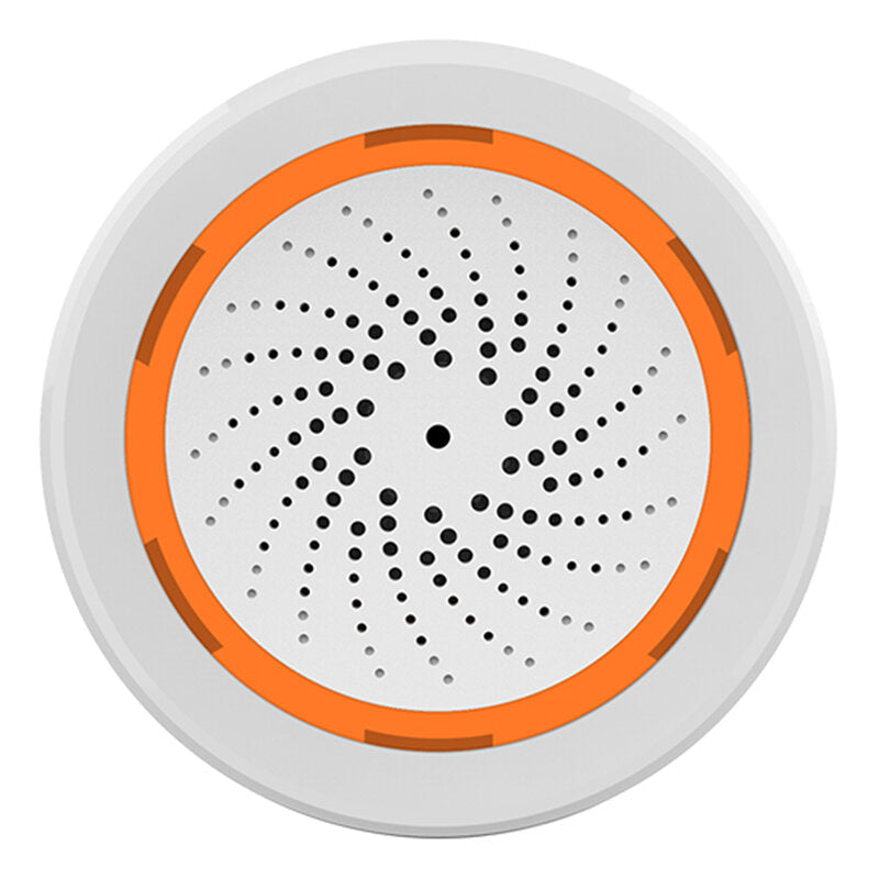 Smart Home Temperature & Humidity Sensor Thermometer Hygrometer Sound Light Alarm Detector