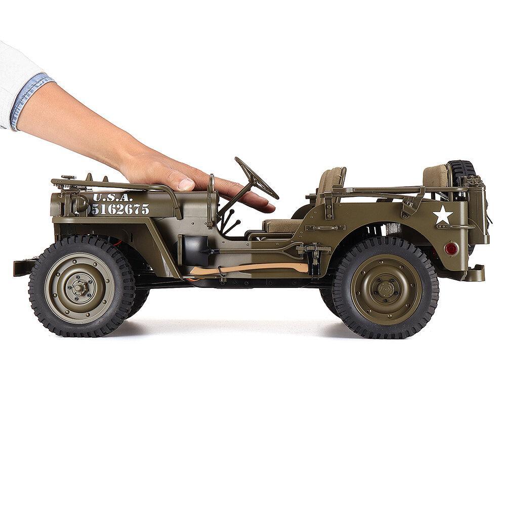 2.4G 2CH 1941 MB SCALER RC Car Waterproof Vehicle Models Fully Proportional Control Without Transmitter Receiver
