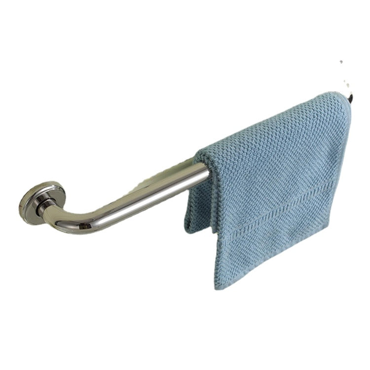 Stainless Steel Bathroom Wall Grab Bar Safety Grip Handle Towel Rail Shelf