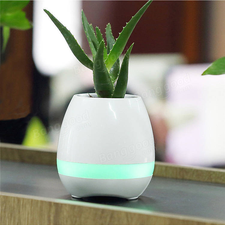 Bluetooth Music Flower Pot Electrostatic Induction Night Light Flower Pot