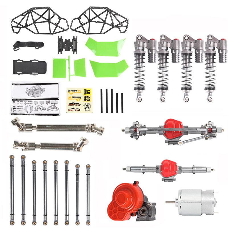 1PC Full Metal Chassis Pipe Frame For SCX10 RC Car Accessories Rock Crawler Off-Road RC Vehicles Model