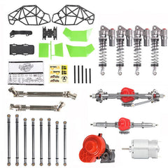 1PC Full Metal Chassis Pipe Frame For SCX10 RC Car Accessories Rock Crawler Off-Road RC Vehicles Model