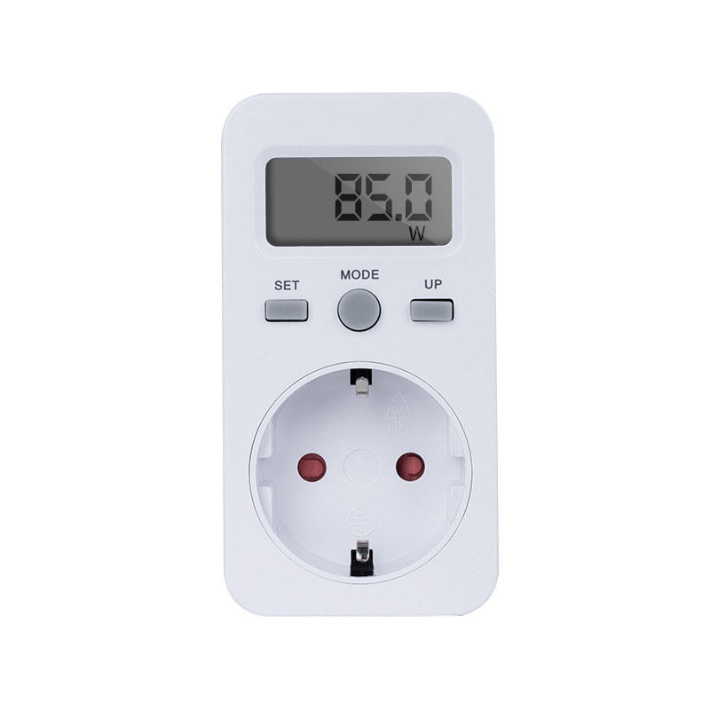 US EU Plug with LCD Digital Power Monitor Energy Meter Socket Switch Adapter,5pcs