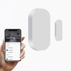 Smart Door Sensor Intelligent Linkage Security Alarm Wireless Door Window Detector Support for Tuya / Smart Life APP