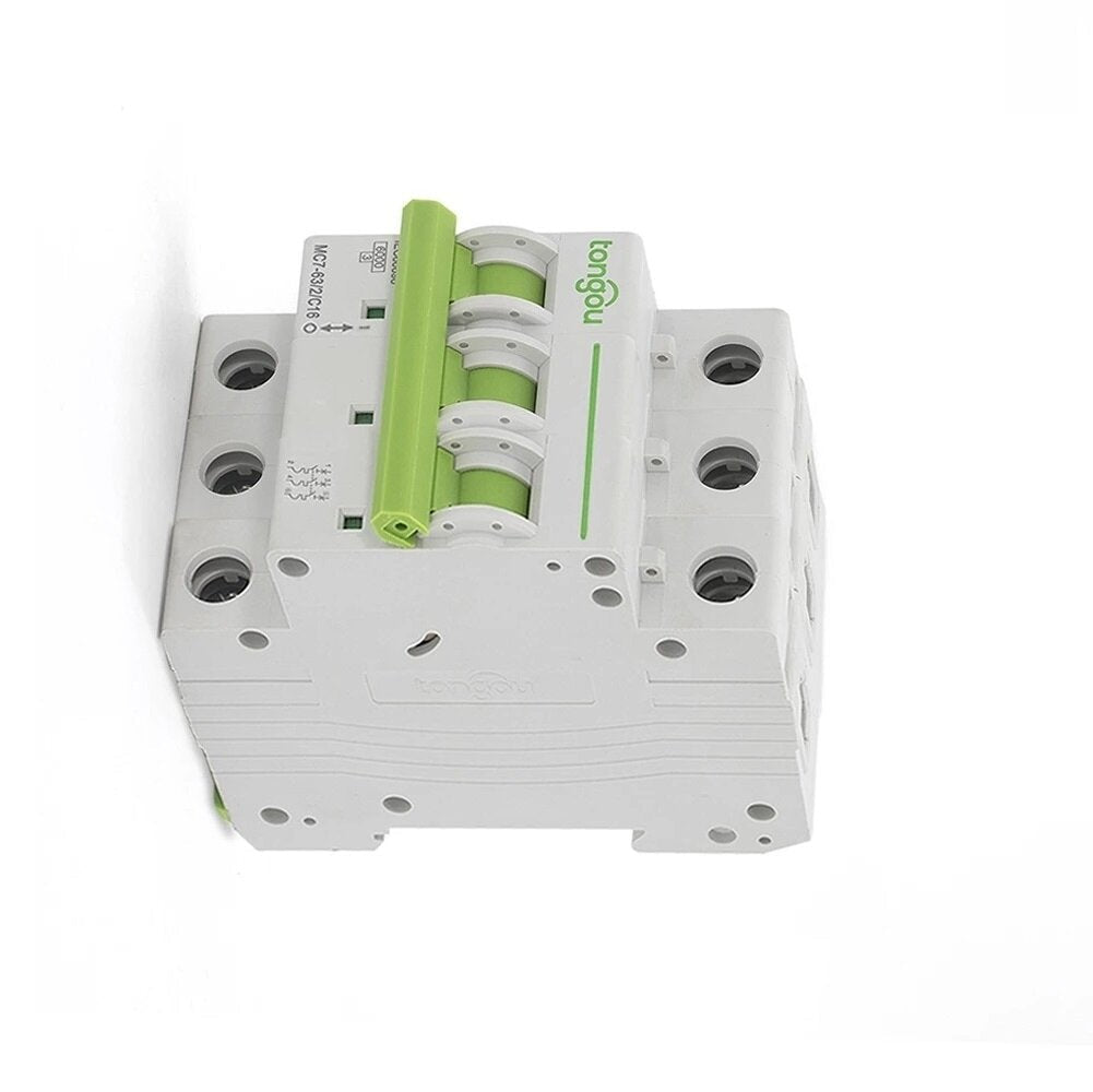 MCB Curve C Miniature Circuit Breaker 110V/220V/400V 50/60HZ 3 Poles