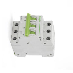 MCB Curve C Miniature Circuit Breaker 110V/220V/400V 50/60HZ 3 Poles