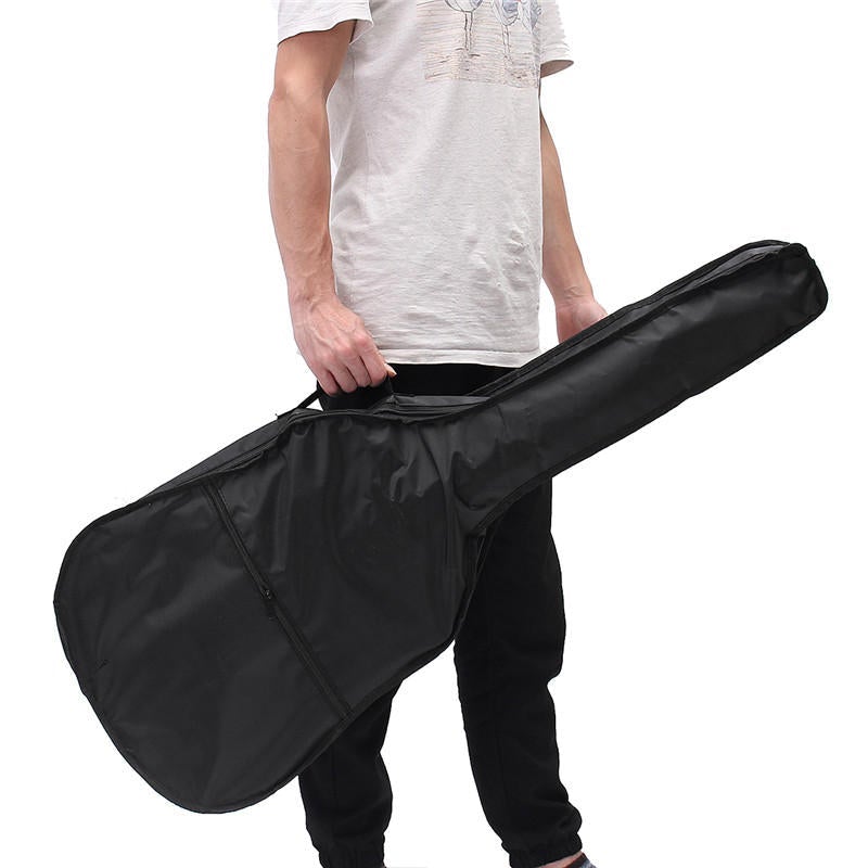 38 Inch Wooden Angled Acoustic Guitar 6 Color Folk Guitar with Storage Bag Gift for Beginner