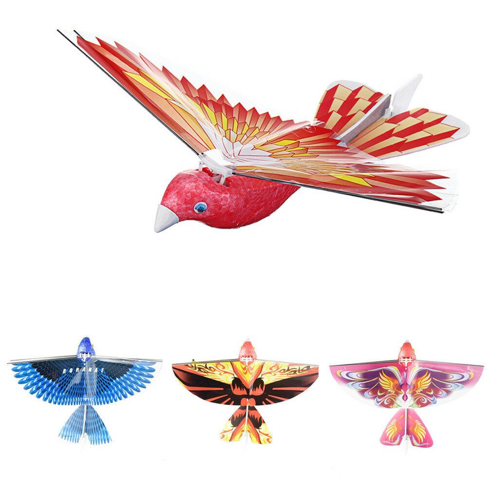 10.6Inches Electric Flying Flapping Wing Bird Toy Rechargeable Plane Kids Outdoor Fly