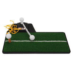 3-in-1 Golf Practice Swing Putting Mat Multi-functional Golf Practice Grass Mat Golf Putter for Beginners Training