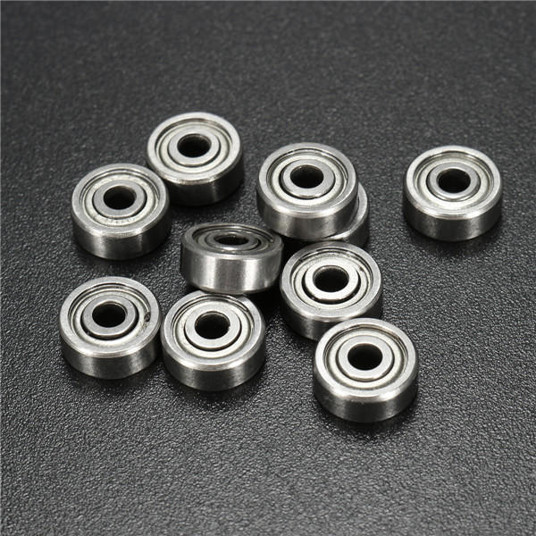 10pcs 3x8x4mm Ball Bearings Miniature Double Shielded Ball Bearing
