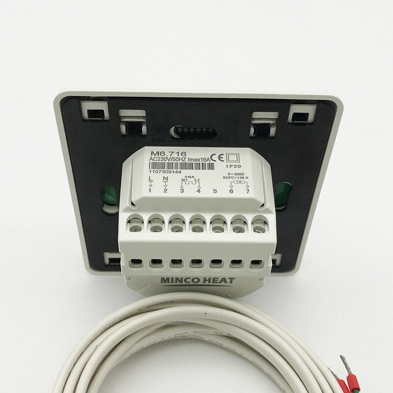 LCD Programmable Smart Thermostat Digital Display Temperature Controller for Electric Floor Heating Room Air