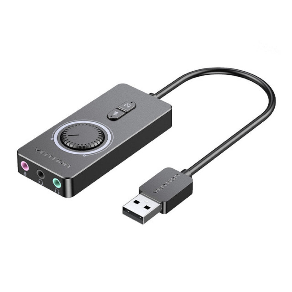 USB External Sound Card to 3.5mm Audio Adapter to Earphone Microphone 0.15m0.5m1m