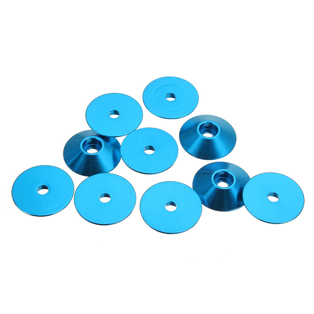 10Pcs M3 Cap Head Screw Cup Washer Extra Large Gasket Aluminum Alloy Multicolor