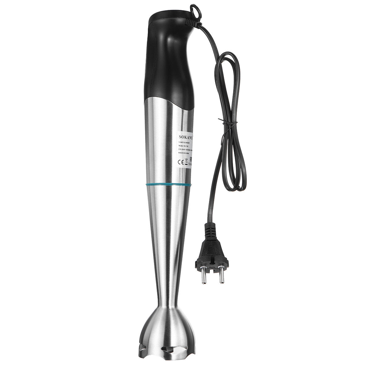 3-in-1 Hand Blender 2 Speed Operation Detachable Attachments Food Grade Staniless Steel Suitable for Home Kitchen
