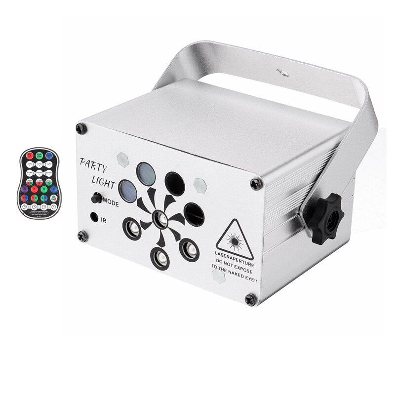 RGB LED Stage Performance Lamp USB Projector Light Music Party Disco DJ Lighting