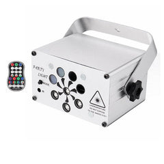 RGB LED Stage Performance Lamp USB Projector Light Music Party Disco DJ Lighting