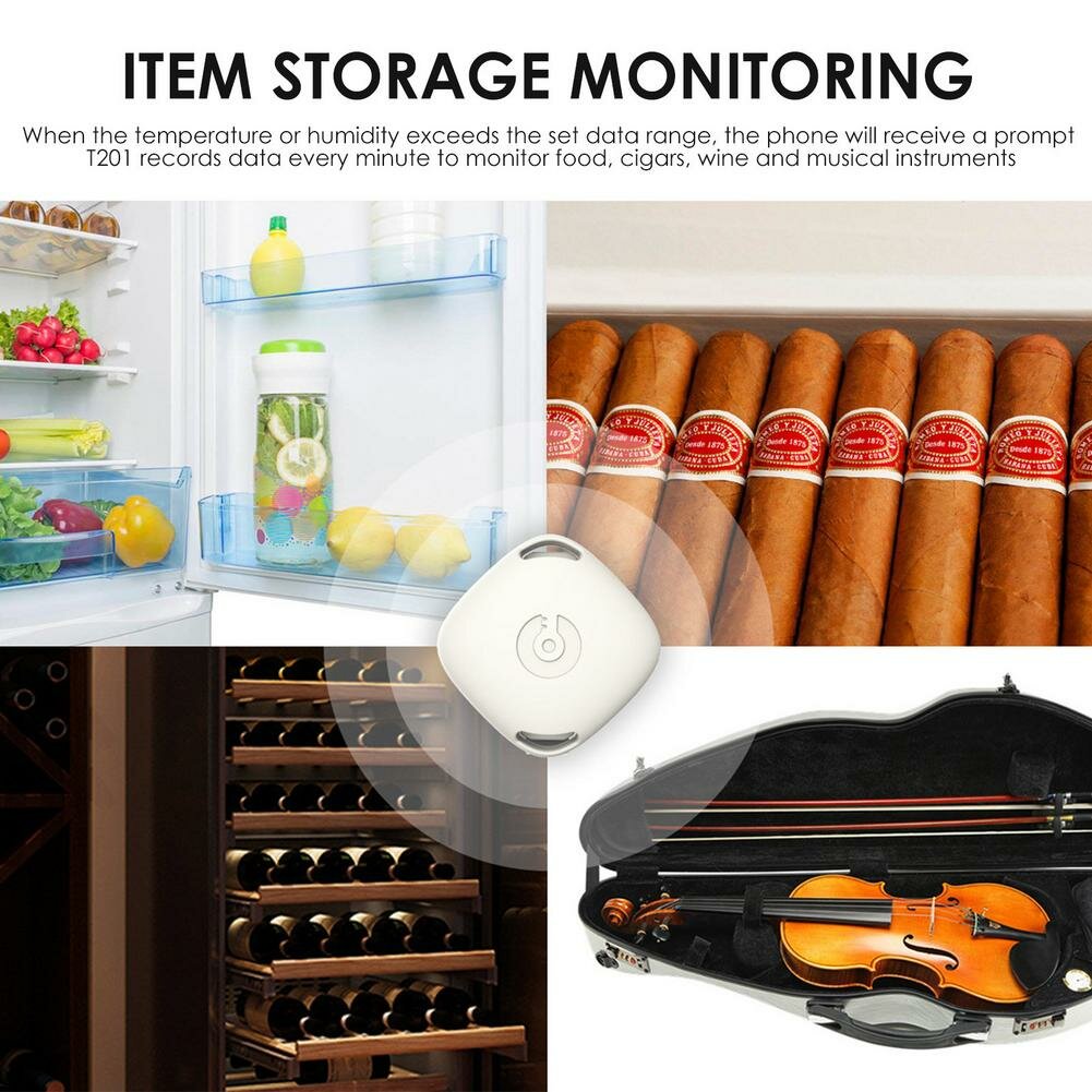 Bluetooth Wireless Humidity Smart Sensor Indoor Outdoor Temperature Humidity Sensor For Android/IOS